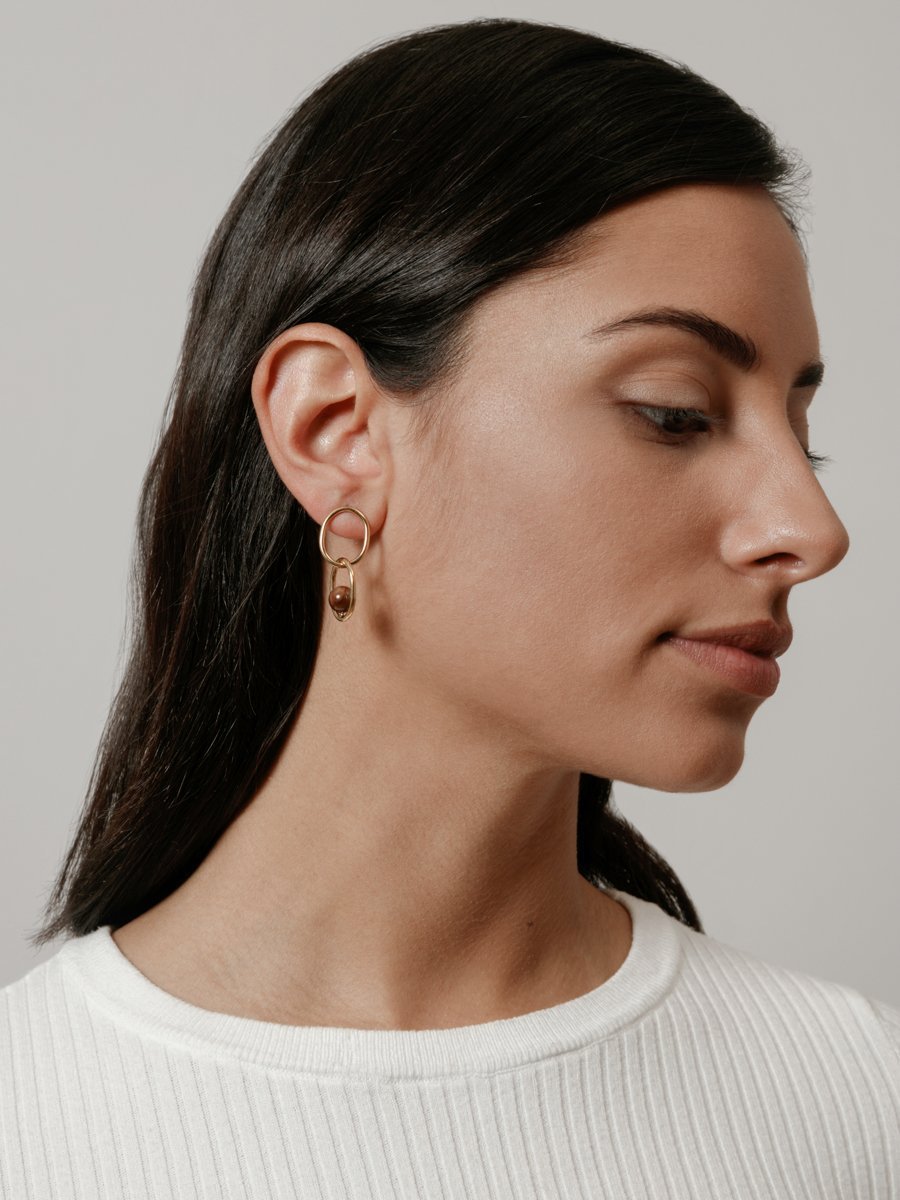 Michelle Earrings in Gold