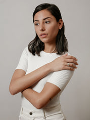 Ilona Signet Ring in Sterling Silver