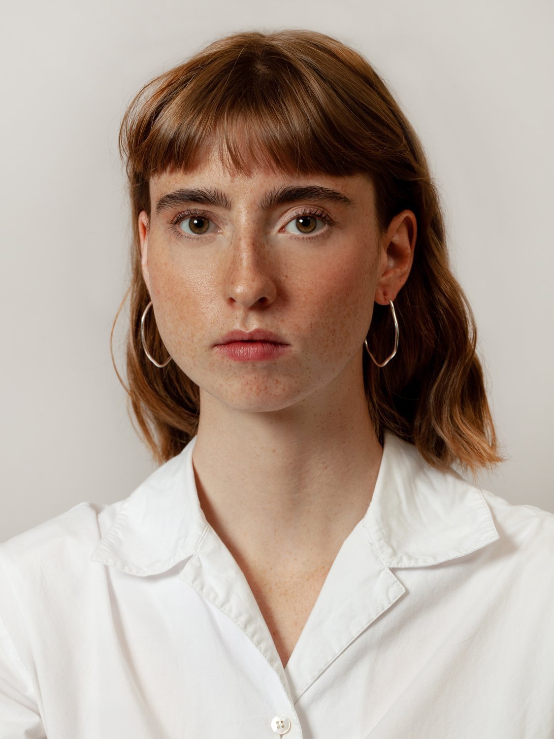 Arp Hoops in Sterling Silver