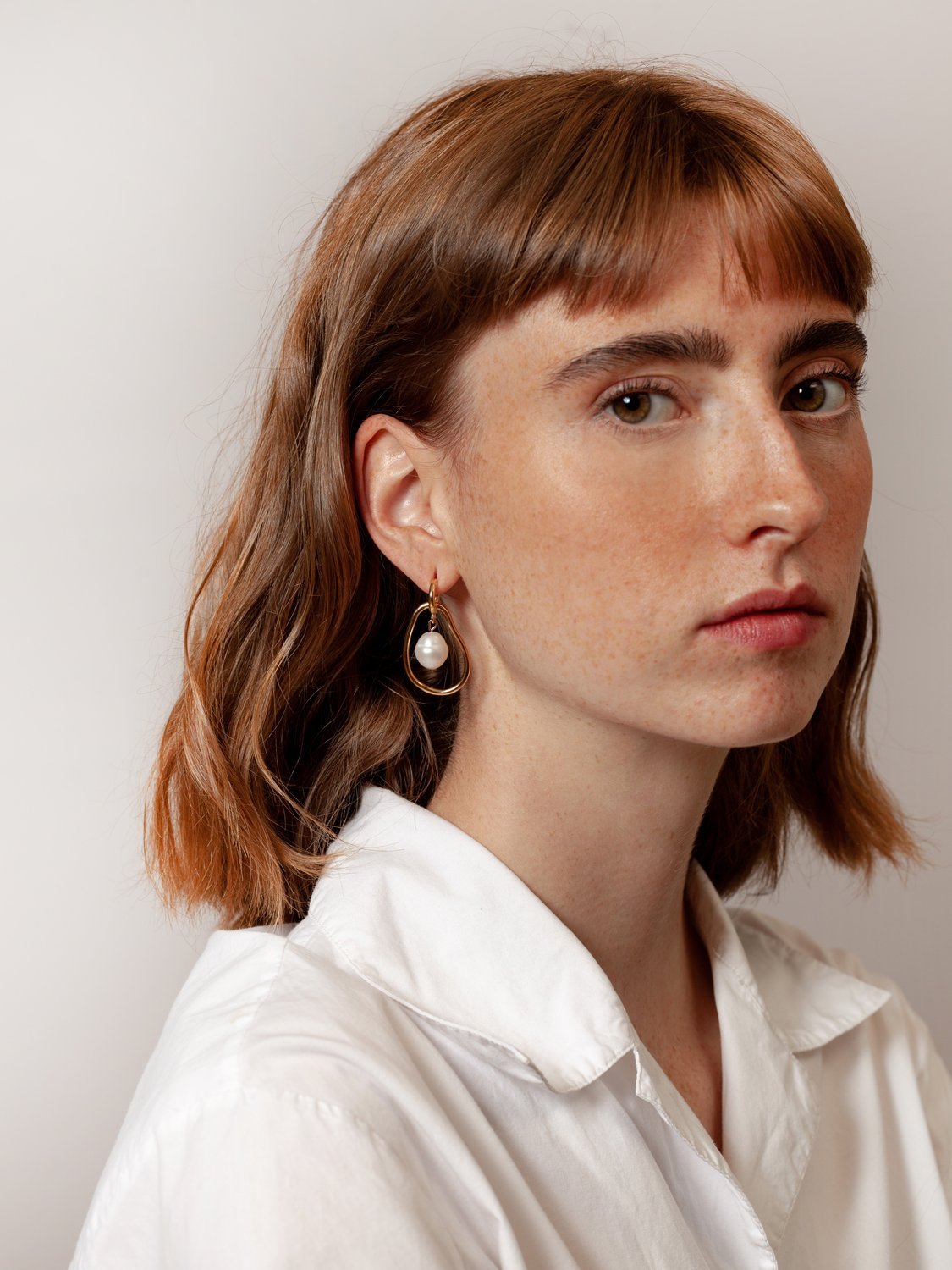 Constance Earrings in Gold