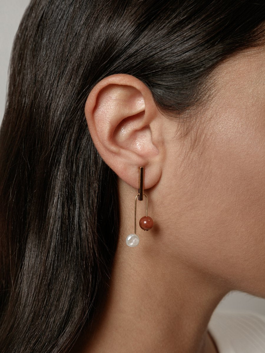 Haile Earrings in Gold