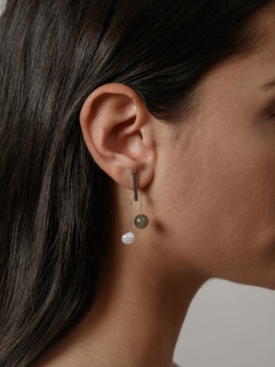 Haile Earrings in Sterling Silver