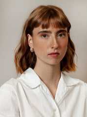 Kyla Hoops in Sterling Silver