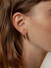 Kyla Hoops in Sterling Silver