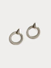 Lotti Hoops in Sterling Silver