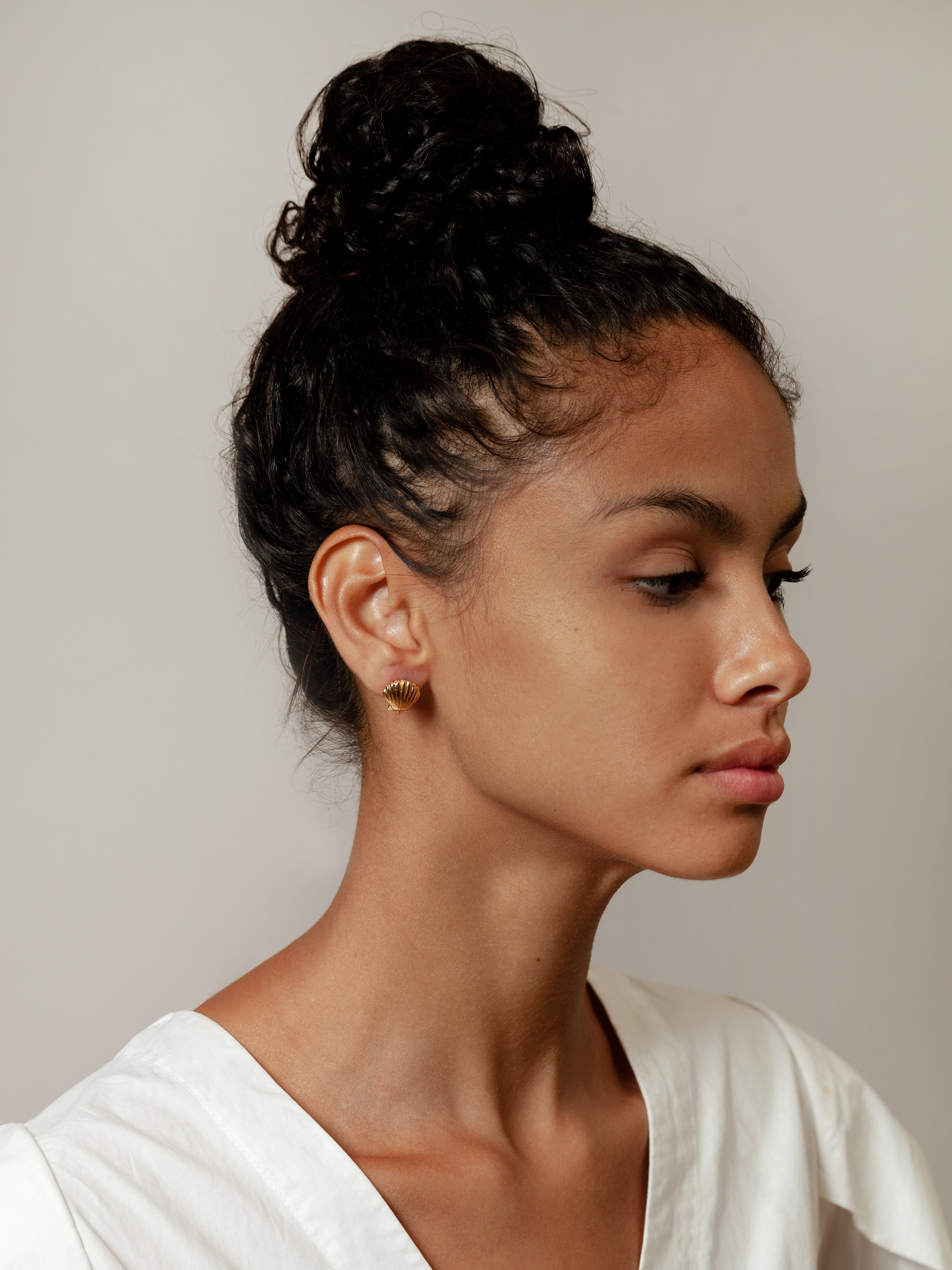 Marcel Studs in Gold