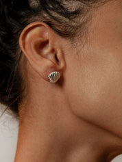 Marcel Studs in Sterling Silver