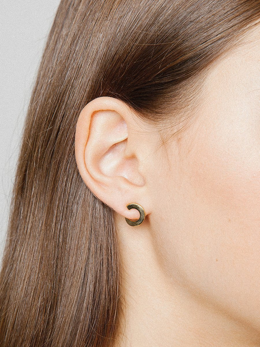 Maven Baby Studs in Gold