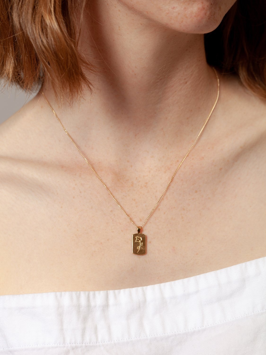 Elsworth Necklace in Gold