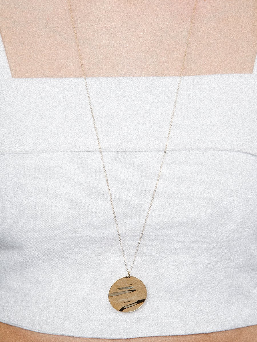 Harris Long Pendant in Gold