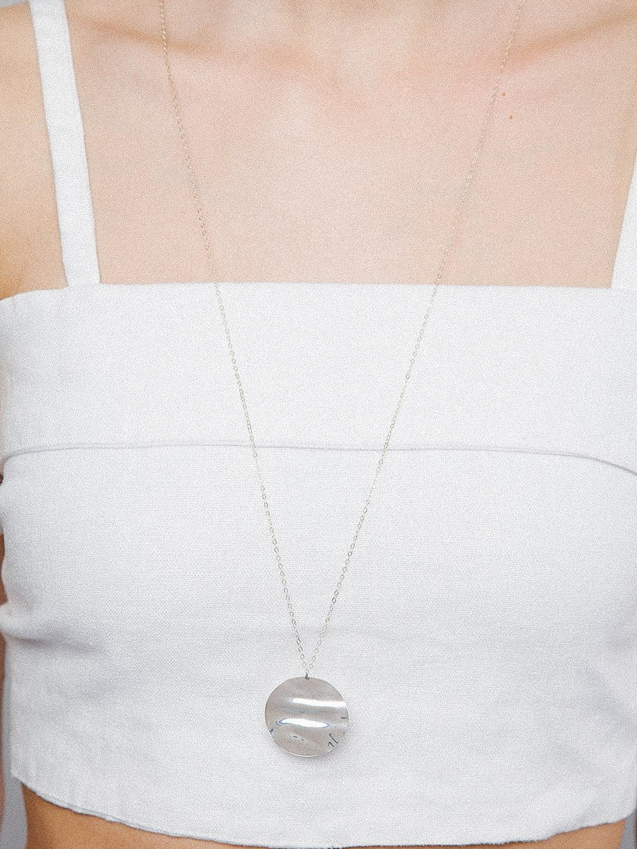 Harris Long Pendant in Silver