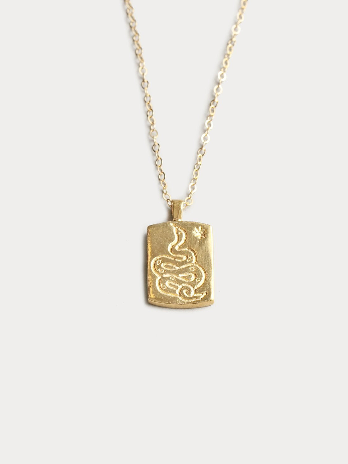 Ophidian Necklace in Gold