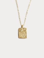 Ophidian Necklace in Gold