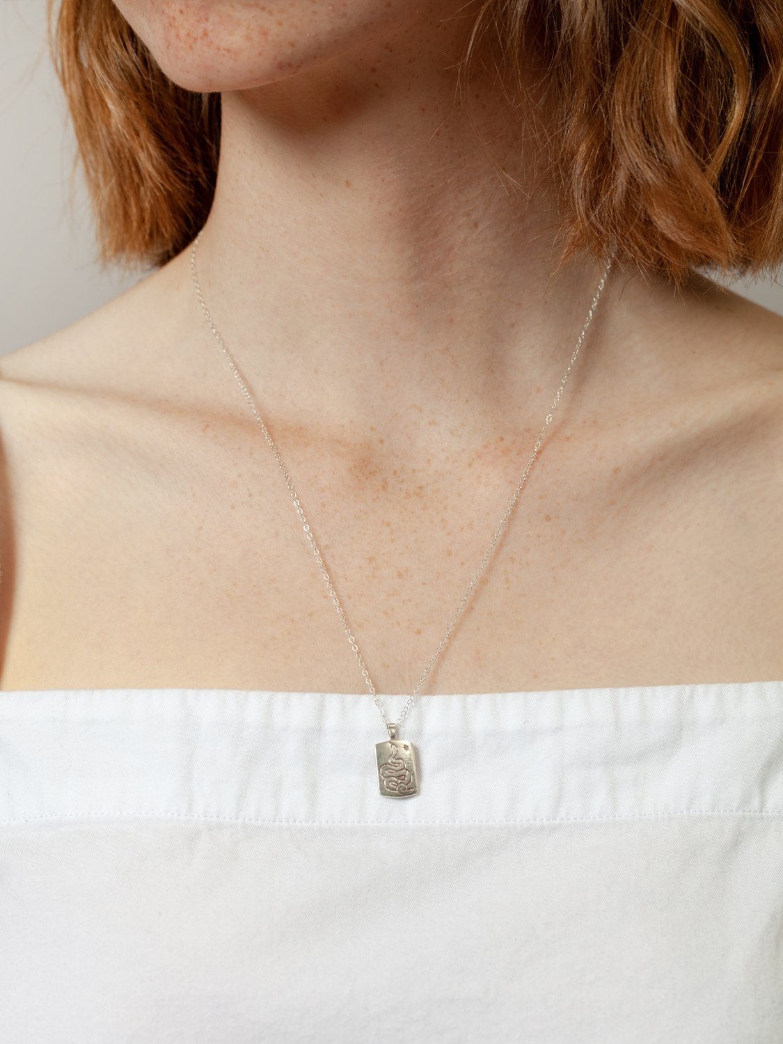 Ophidian Necklace in Sterling Silver