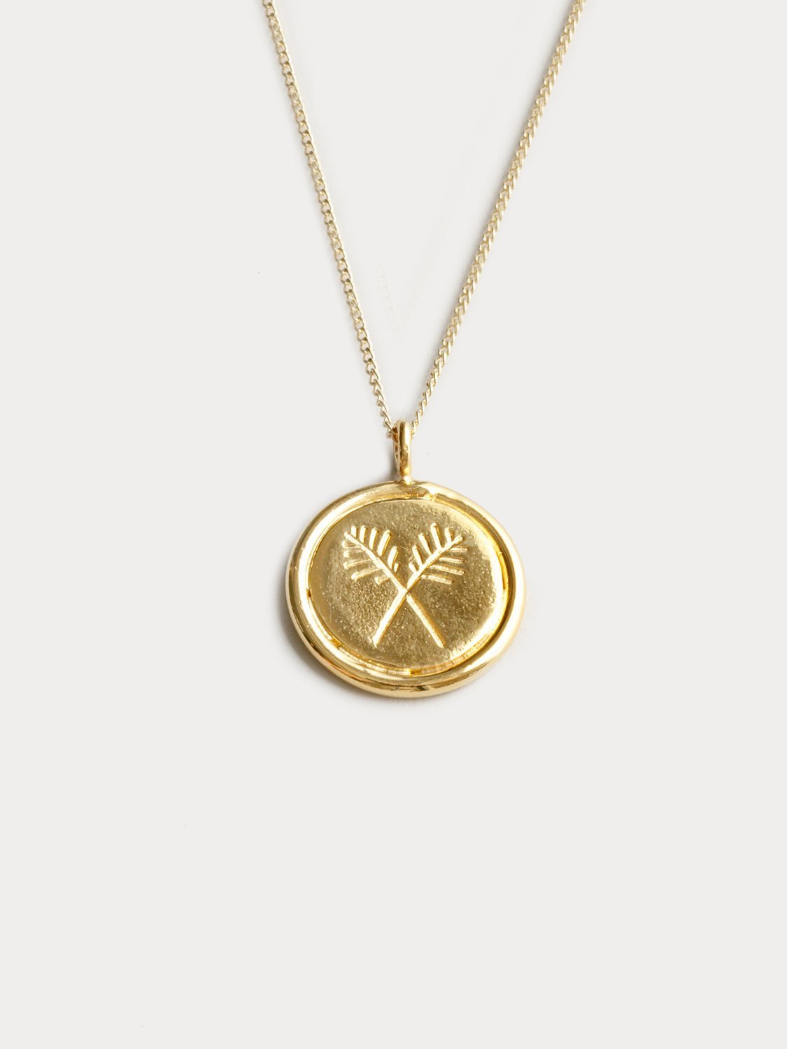 Palms Necklace in Gold