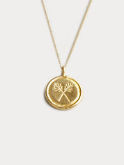 Palms Necklace in Gold