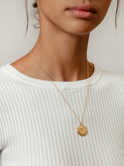 Palms Necklace in Gold