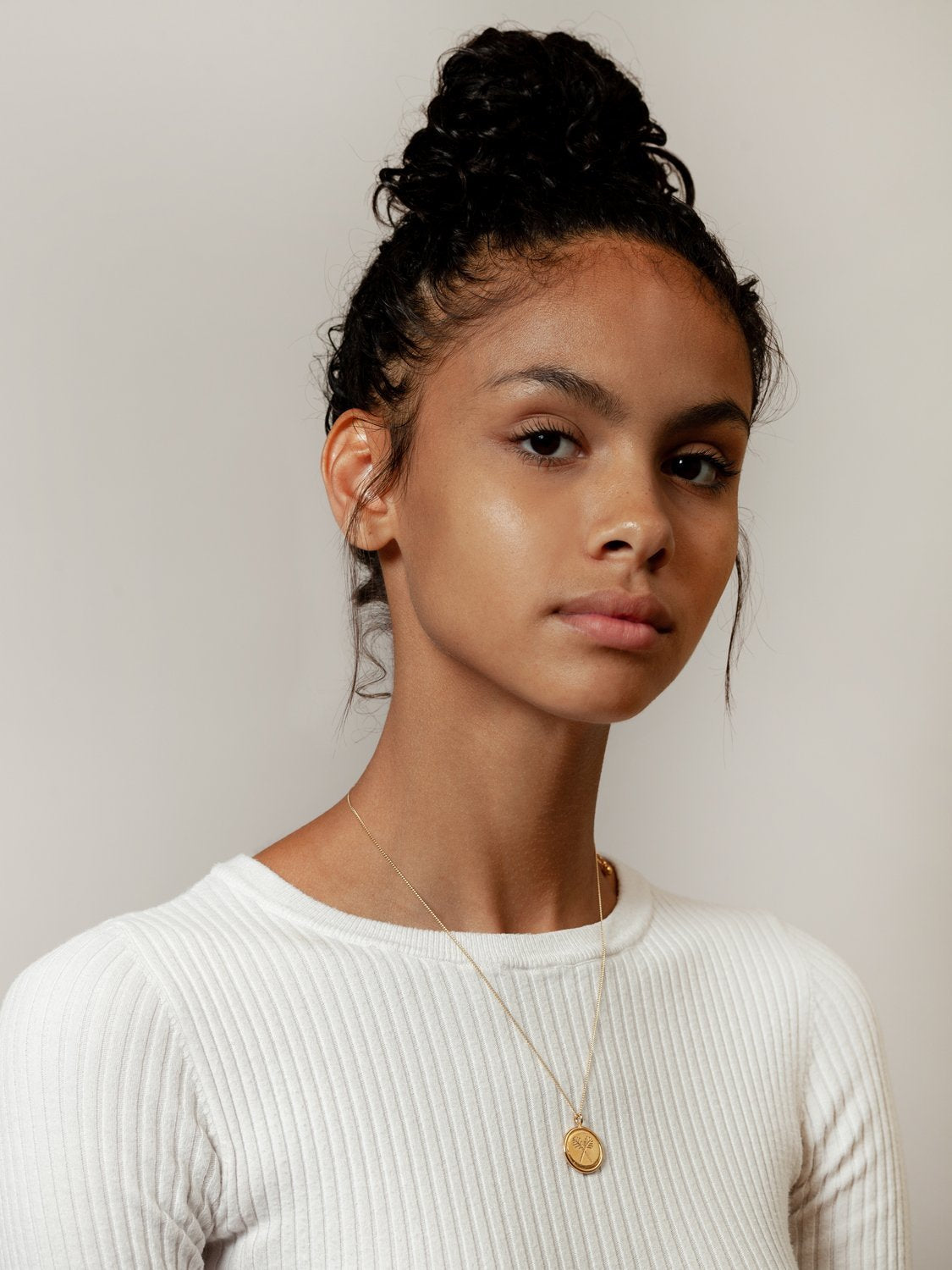 Palms Necklace in Gold