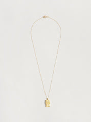 The Kiss Necklace in Gold