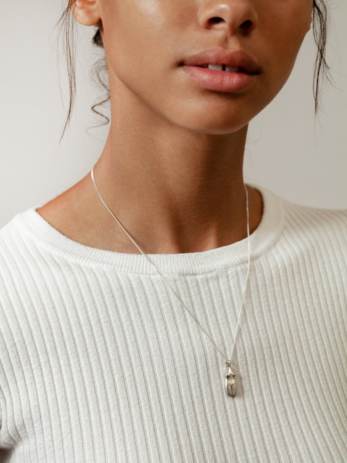 The Woman Vase in Sterling Silver