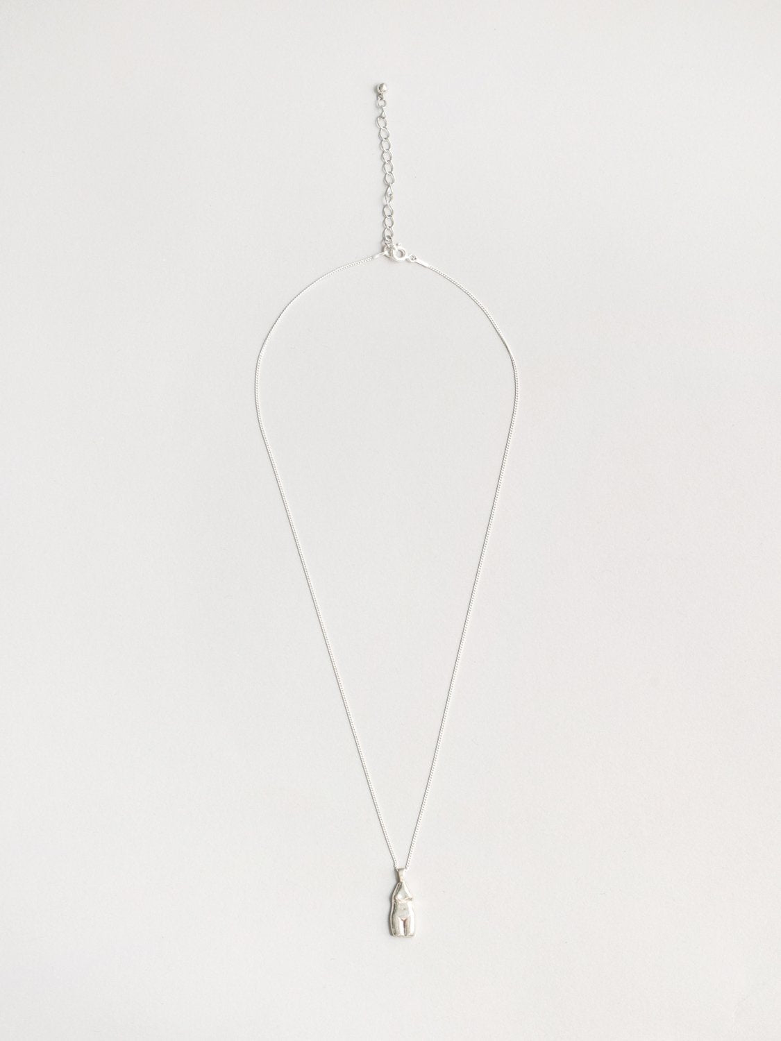 The Woman Vase in Sterling Silver