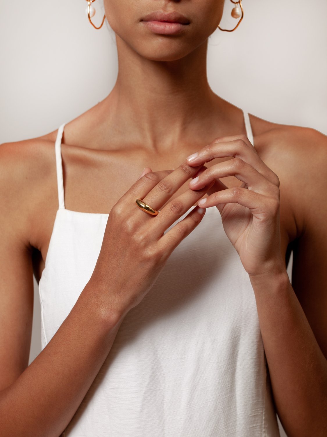 Emeile Grande Ring in Gold