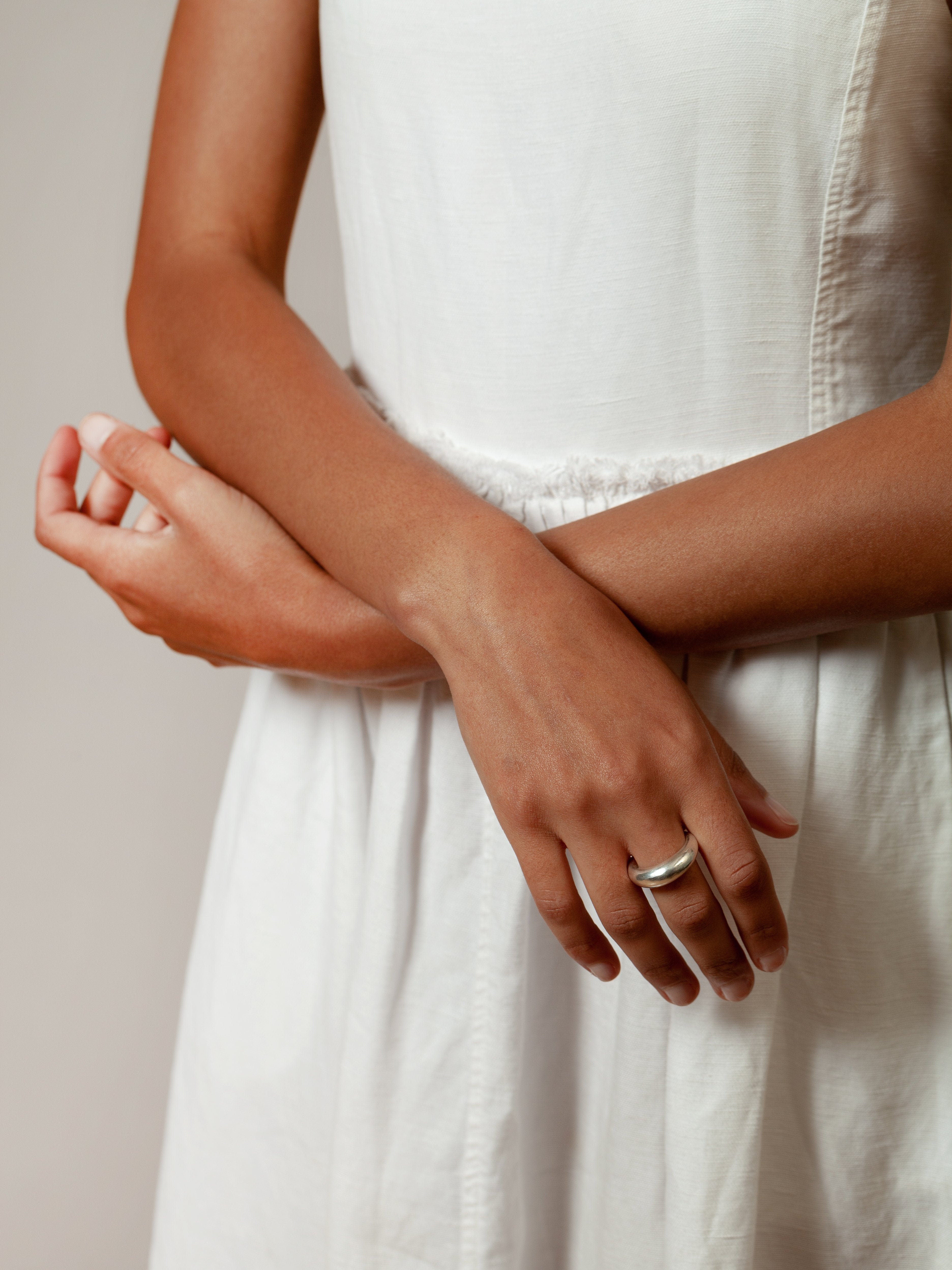 Emeile Grande Ring in Sterling Silver