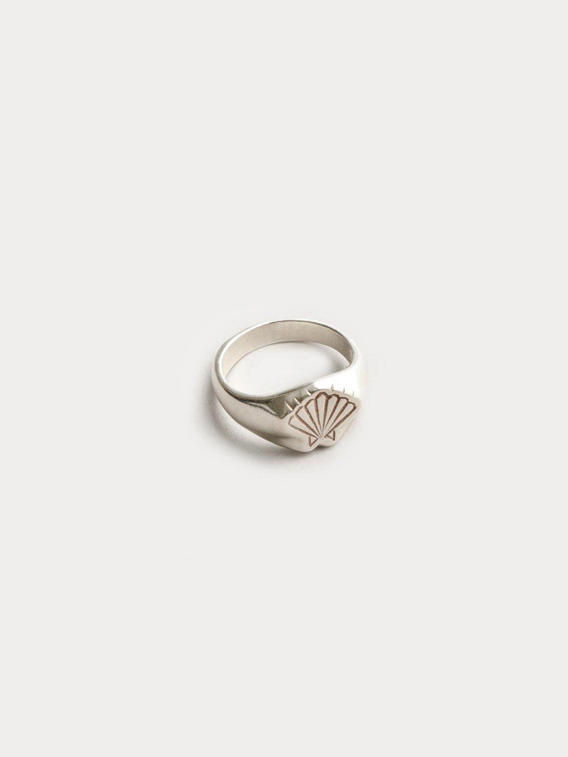Marcel Signet Ring in Sterling Silver