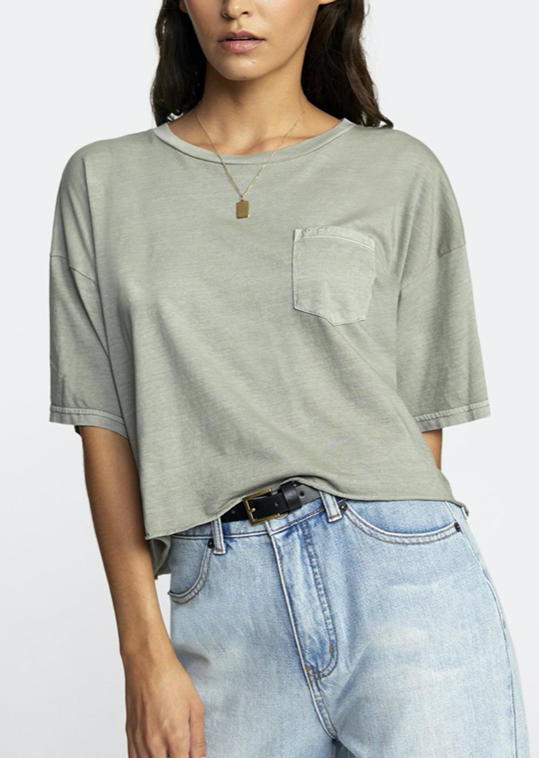 RVCA Women's PTC Boyfriend Crop Tee