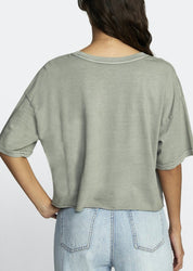 RVCA Women's PTC Boyfriend Crop Tee