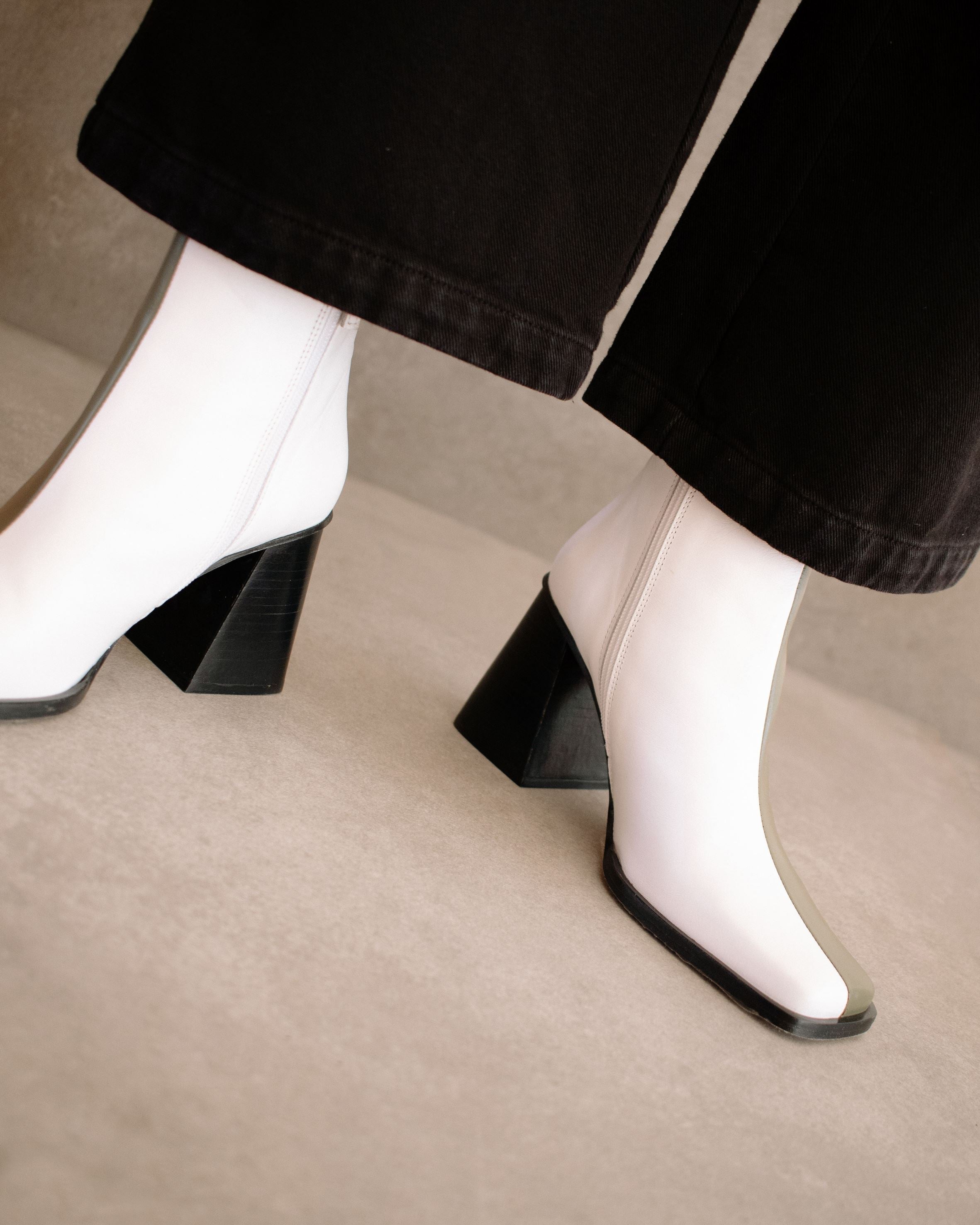 Shilo Boots in Olive/White