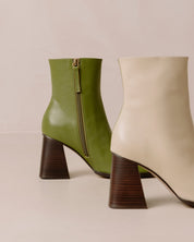 Shilo Boots in Green/Cream
