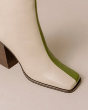 Shilo Boots in Green/Cream