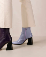 Shilo Boots in Lilac/Wine