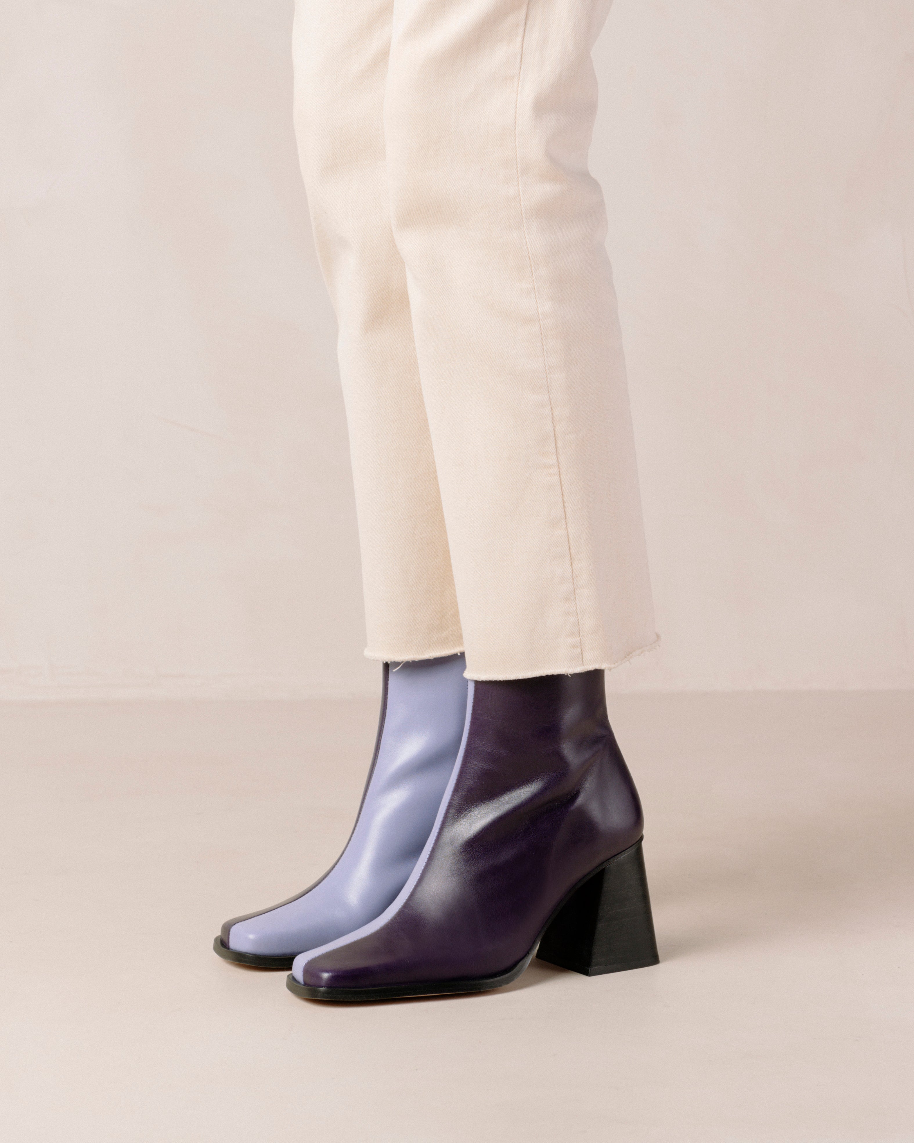 Shilo Boots in Lilac/Wine