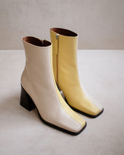 Shilo Boots in Yellow/Cream
