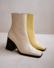 Shilo Boots in Yellow/Cream
