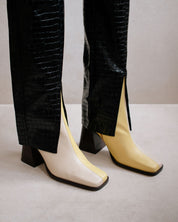Shilo Boots in Yellow/Cream