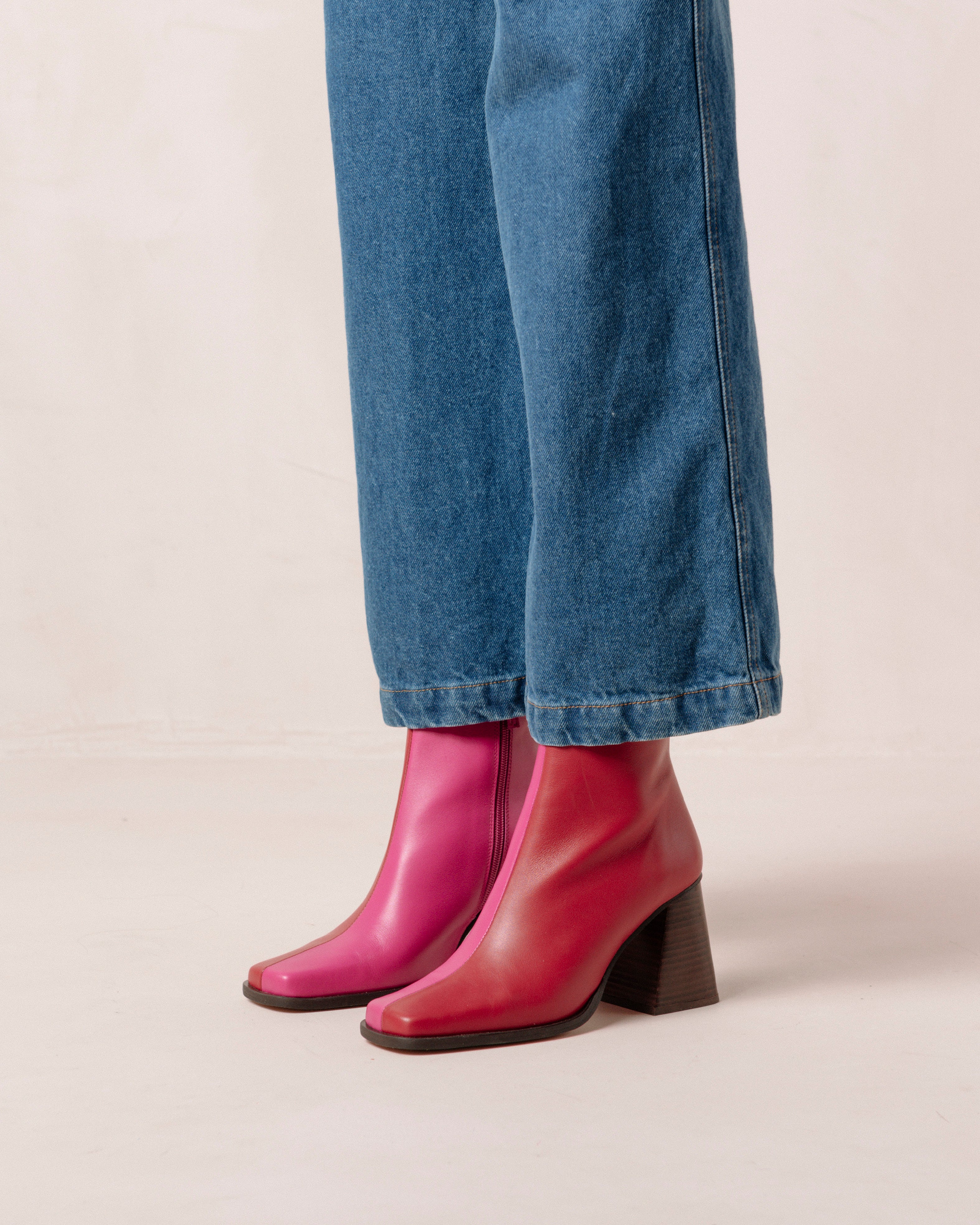 Shilo Boots in Magenta/Red