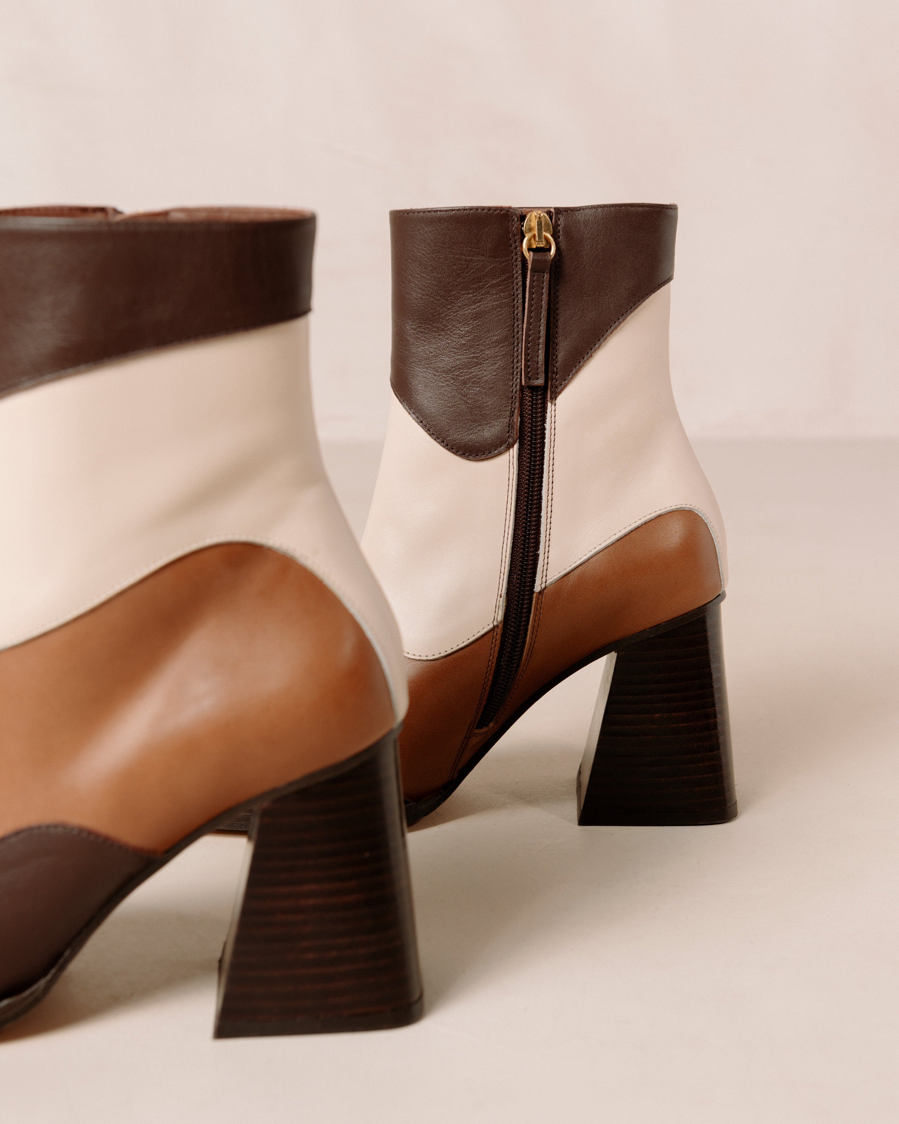 Shilo Boots in Brown Multi Stripe