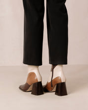 Shilo Boots in Brown Multi Stripe