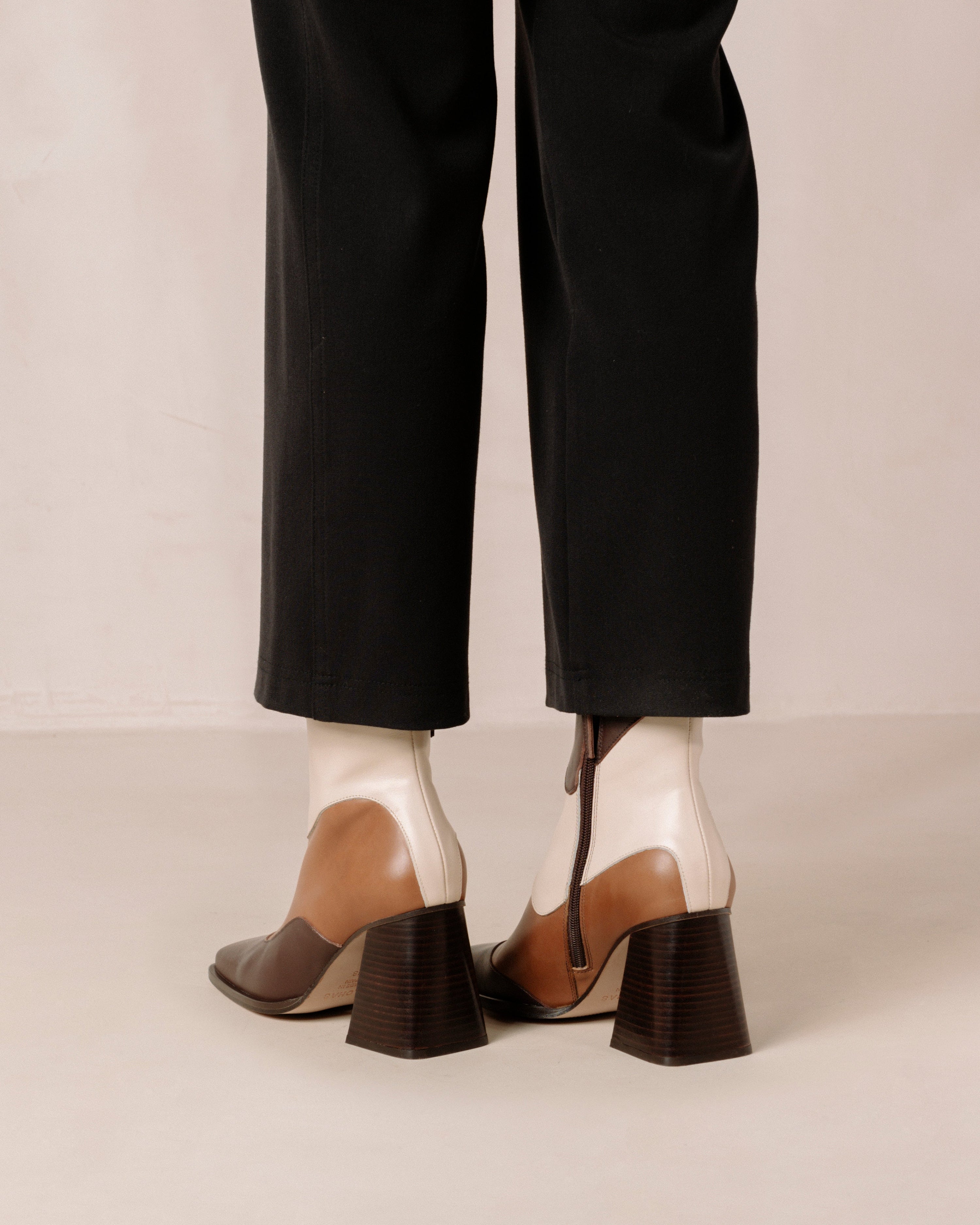 Shilo Boots in Brown Multi Stripe