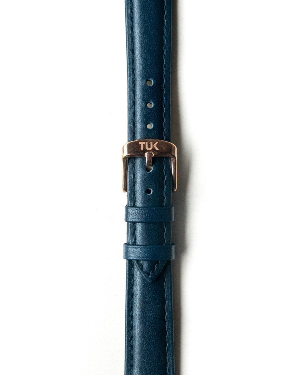 Navy Leather