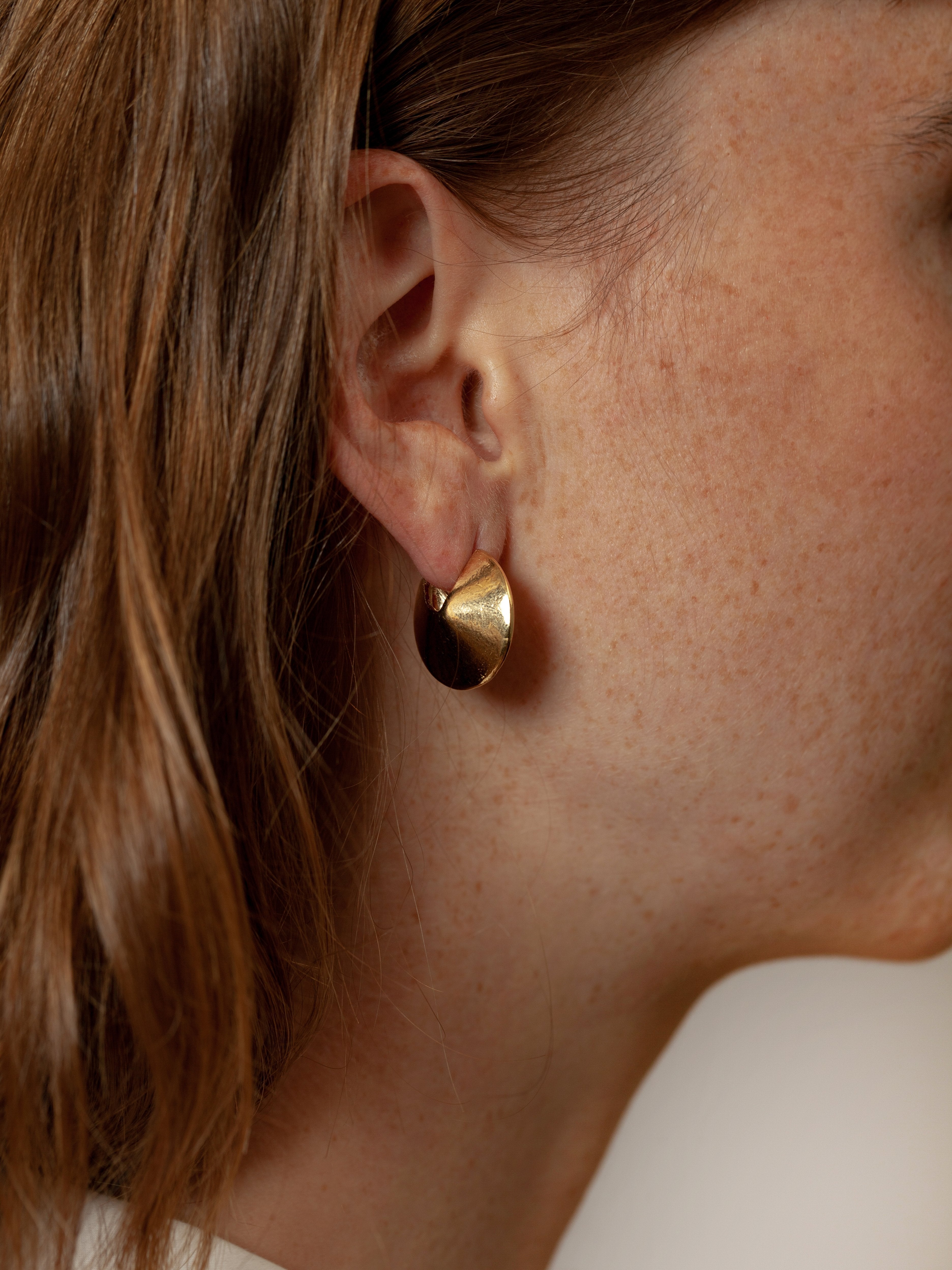 Kyla Hoops in Gold