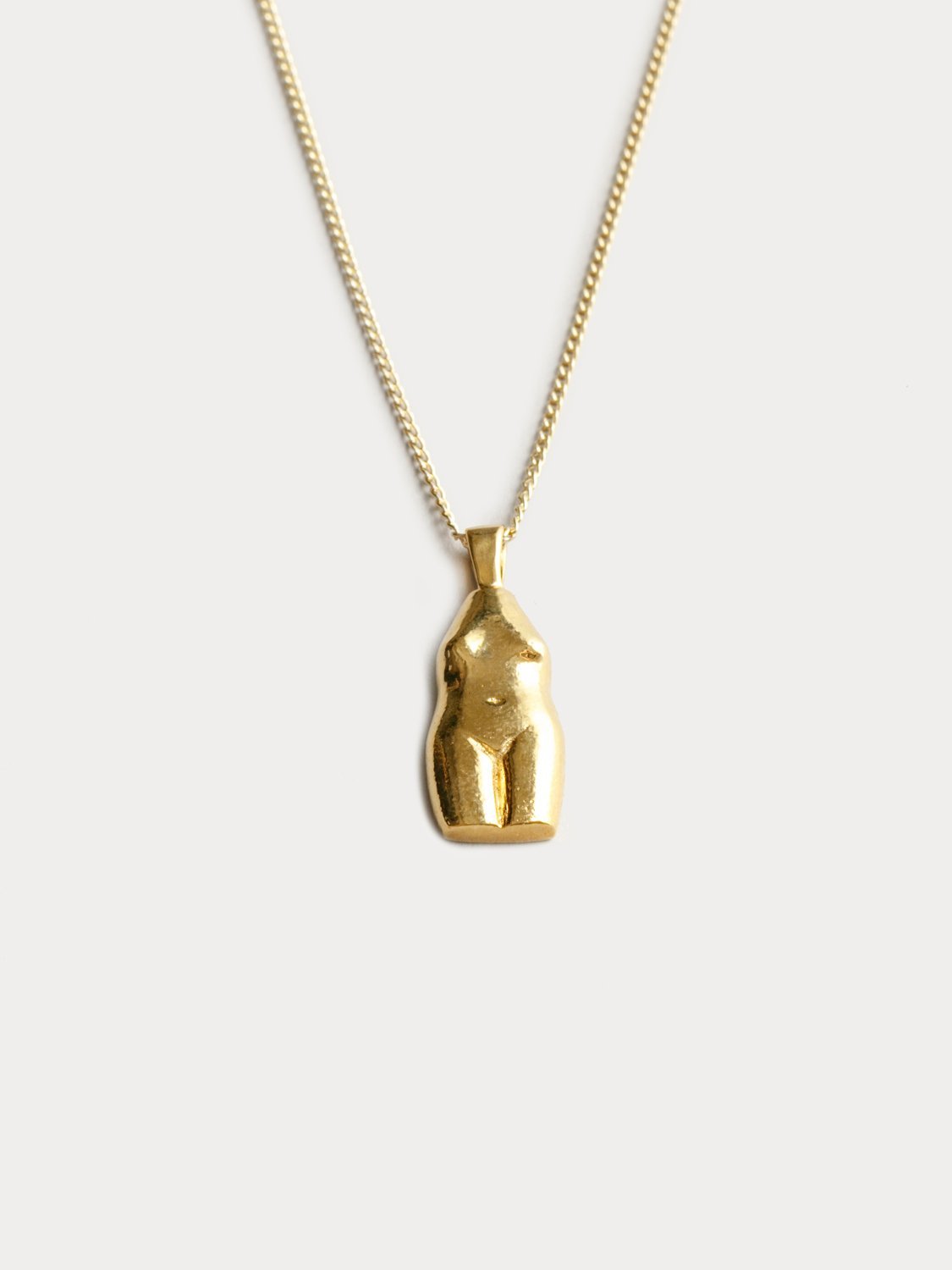 The Woman Vase in Gold