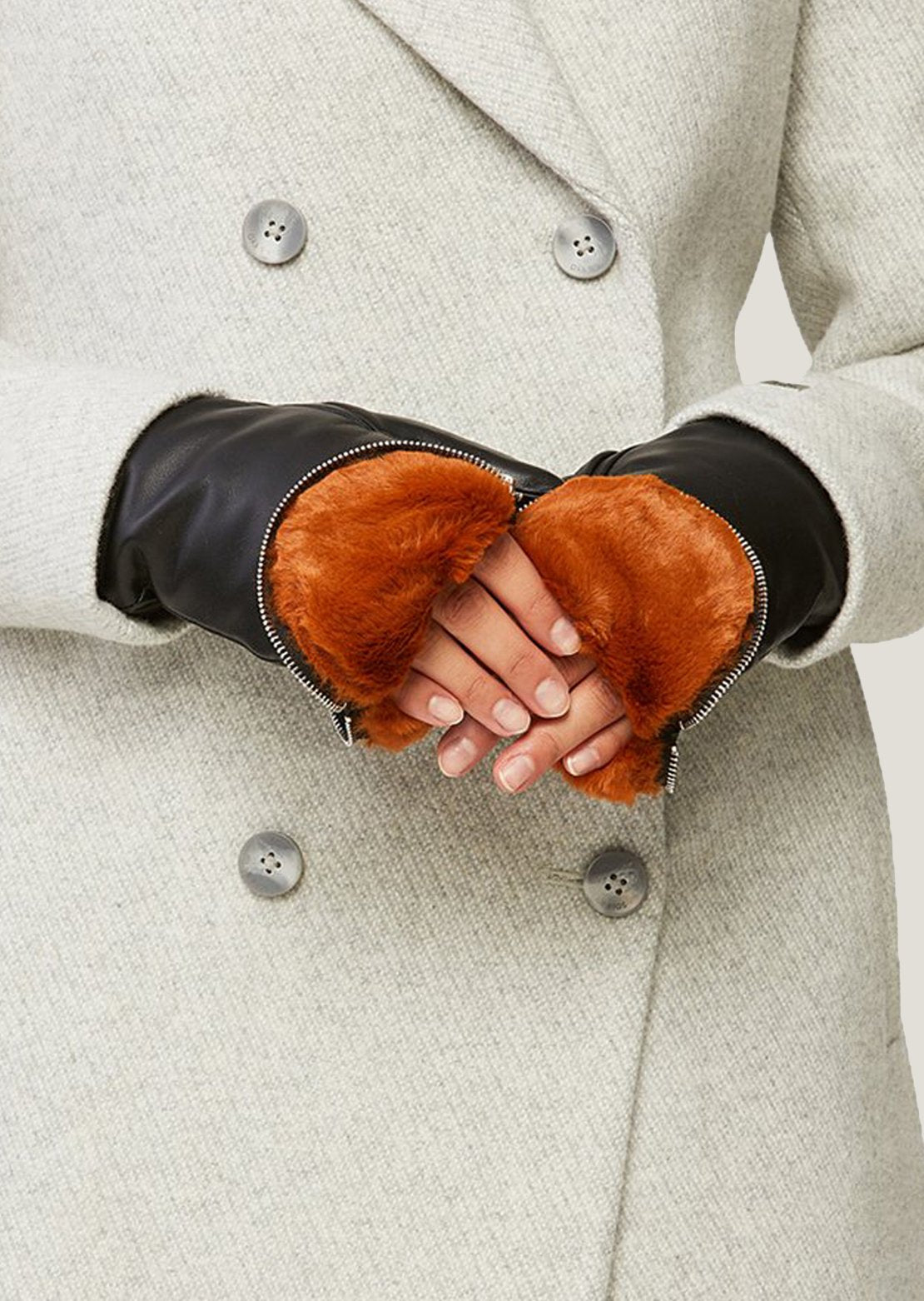 Soia & Kyo Women's Betrice Leather Mitts
