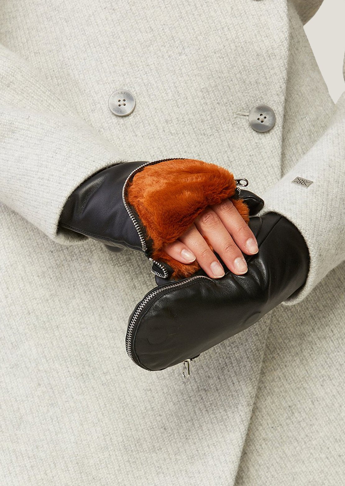 Soia & Kyo Women's Betrice Leather Mitts