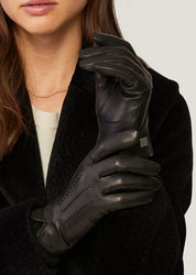 Soia & Kyo Women's Carmel-N Leather Gloves