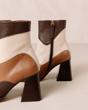 Shilo Boots in Brown Multi Stripe